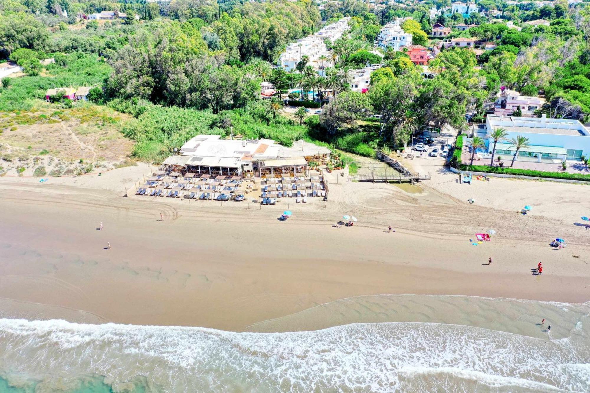 1104 First Line Beach Apartment Golden Beach Pool Marbella Bagian luar foto
